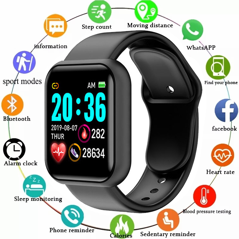 Watch Smart Y68 - Reloj inteligente Y68 para hombres y