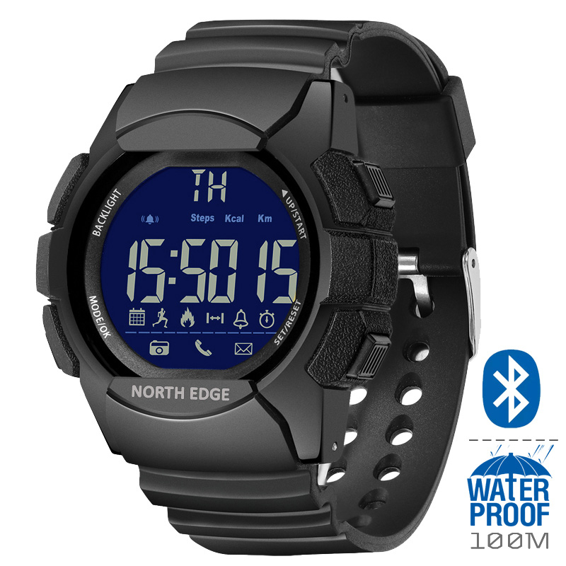 Smartwatch Digital Watches For Men - Reloj Inteligente Deportivo NORTH EDGE AK