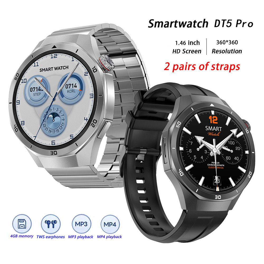 Smartwatch Digital Watches For Men - Reloj inteligente DT5 Pro para hombres