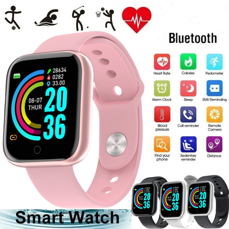 Watch Smart Y68 - Relojes inteligentes para mujeres y hombres,