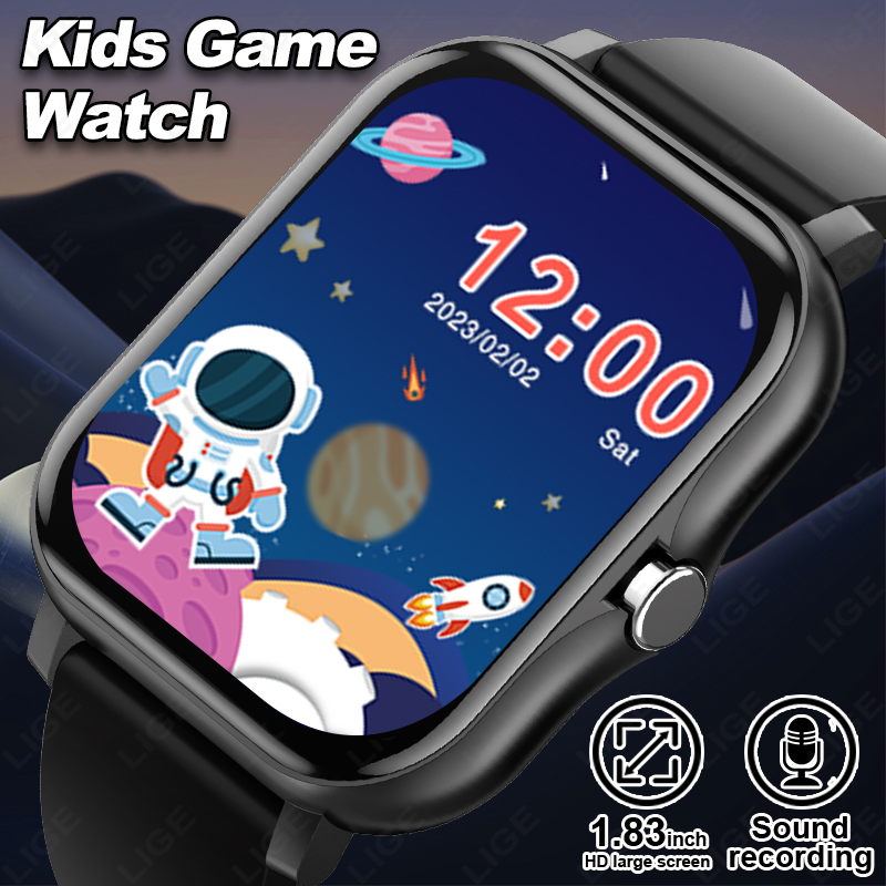 Smartwatch Digital Watches For Boys - LIGE 2025 Audiolibro niños Smartwatch moda