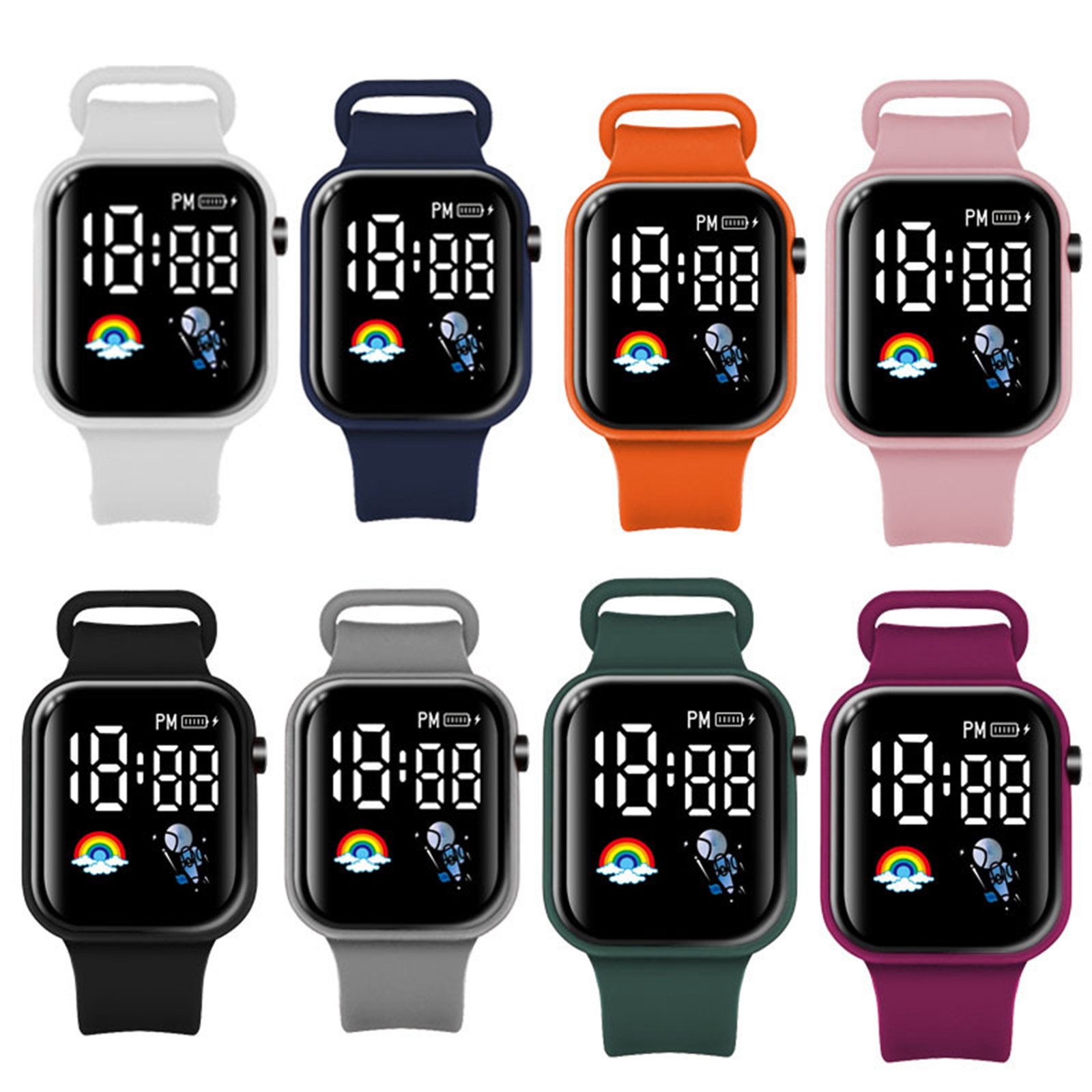 Smartwatch Digital Watches For Boys - Relojes deportivos para estudiantes, reloj inteligente