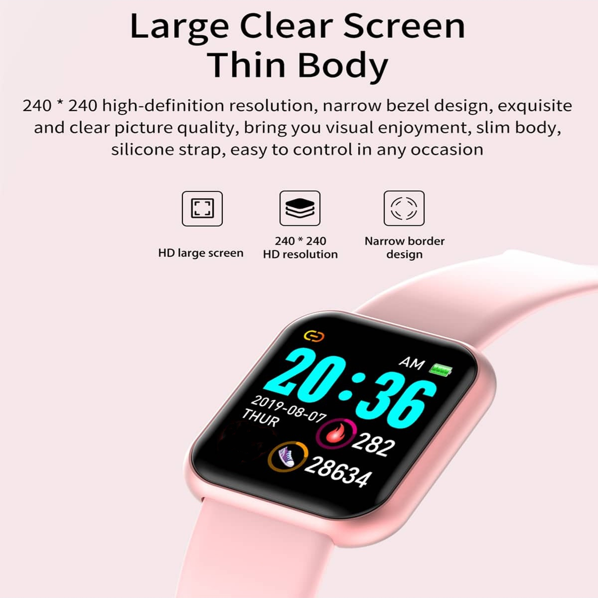 Reloj inteligente multicolor p - Watch Smart Y68 reseña y precio