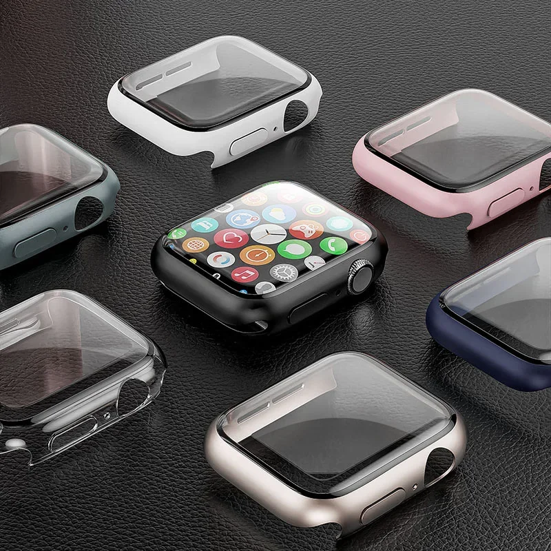Vidrio templado + cubierta par - Iwatch Smartwatch Series 7 reseña y precio