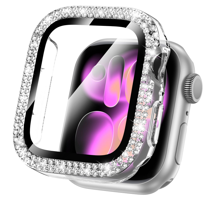 Cubierta de diamante para Appl - Iwatch Smartwatch Series 7 reseña y precio