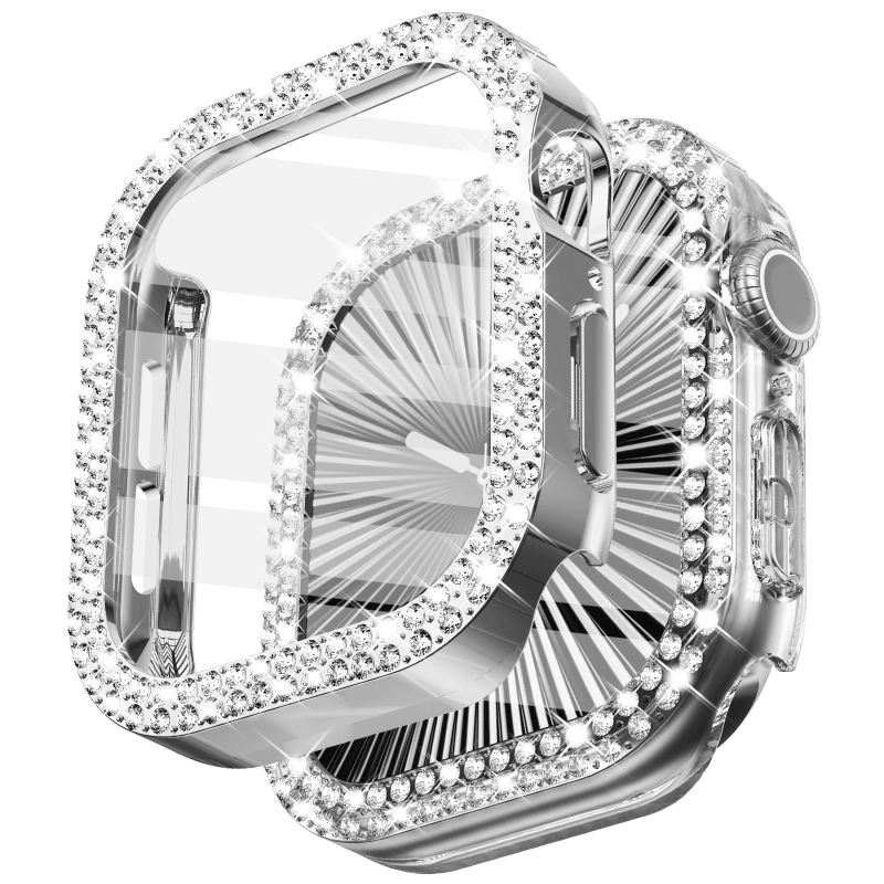 Cubierta de diamante para Appl - Iwatch Smartwatch Series 7 reseña y precio