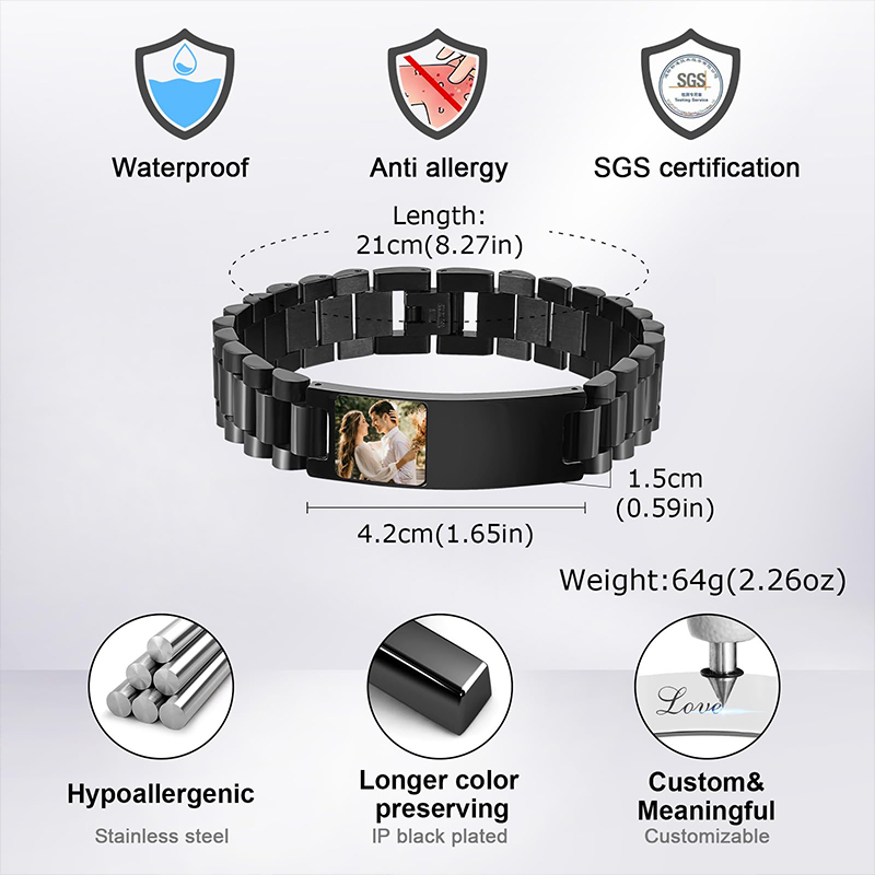 Pulsera con texto de imagen pe - Smartwatch Sports Watches For Men reseña y precio