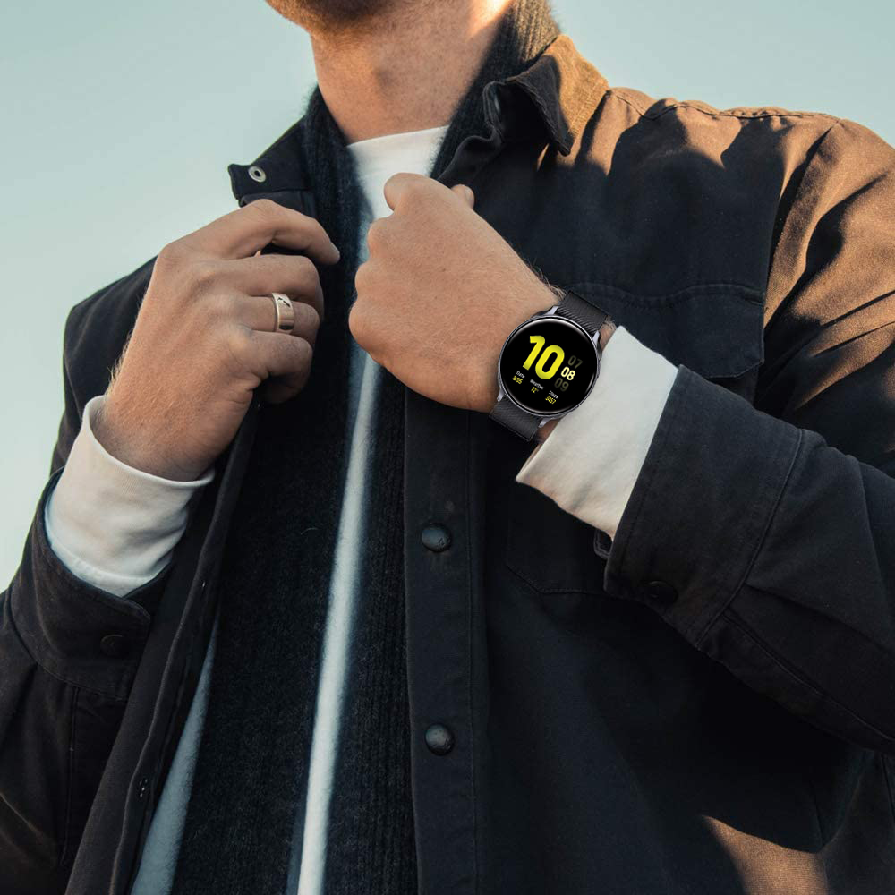 Correa de bucle Milanesa De 18 - Fossil Watches Smartwatch Gold reseña y precio