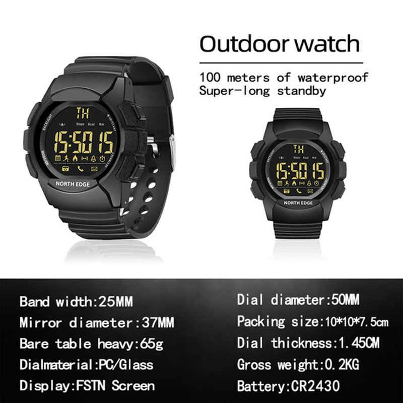 Reloj Inteligente Deportivo NO - Smartwatch Digital Watches For Men reseña y precio