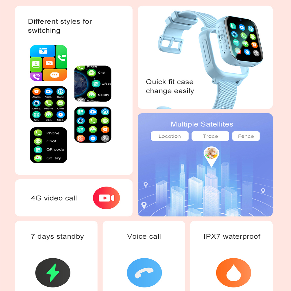 Reloj inteligente para niños 4 - Smartwatch Watches Gift For Girls reseña y precio