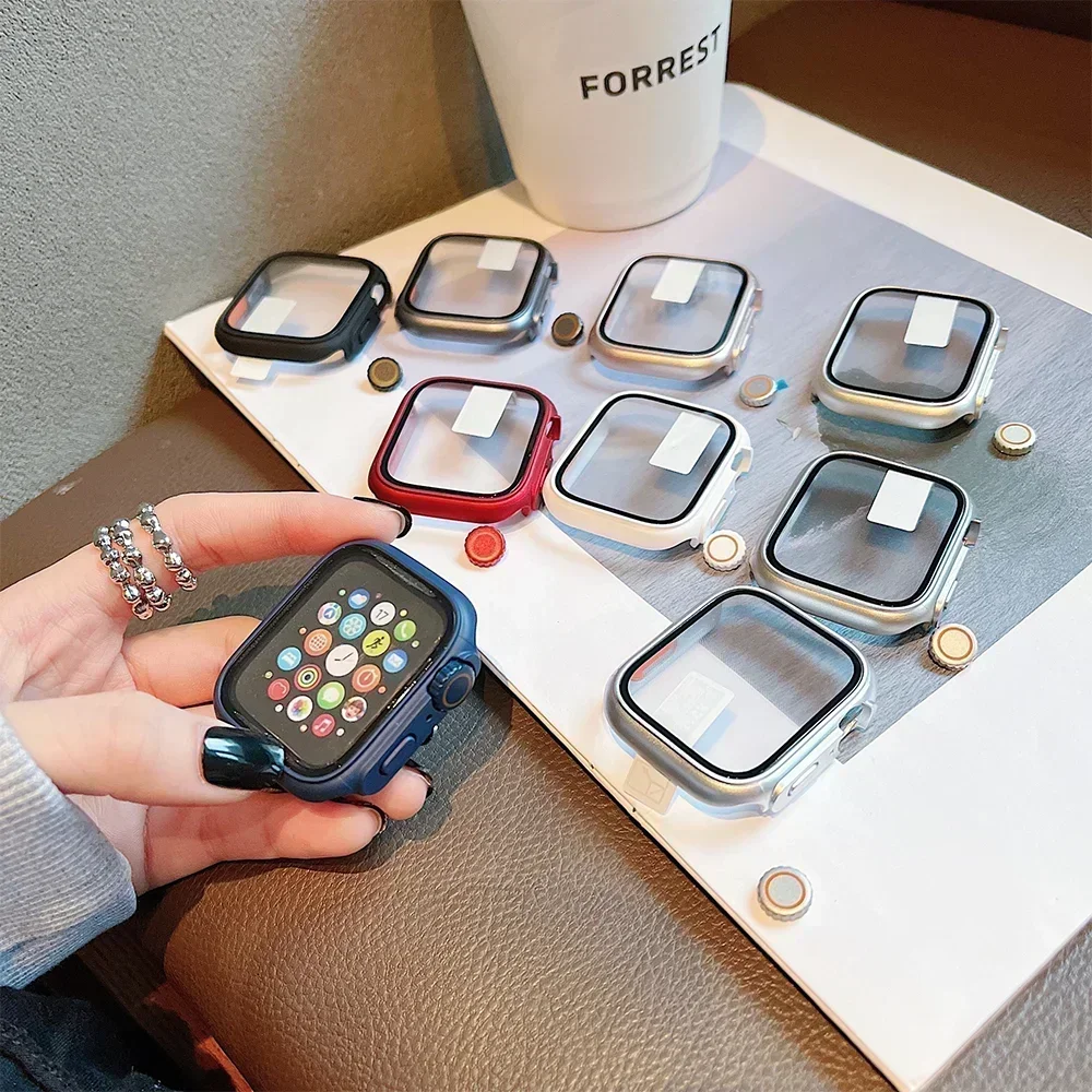 Cristal templado y funda para  - Iwatch Smartwatch Series 7 reseña y precio