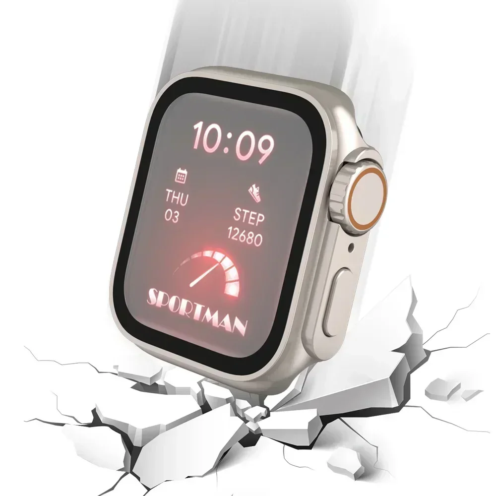 Cristal templado y funda para  - Iwatch Smartwatch Series 7 reseña y precio