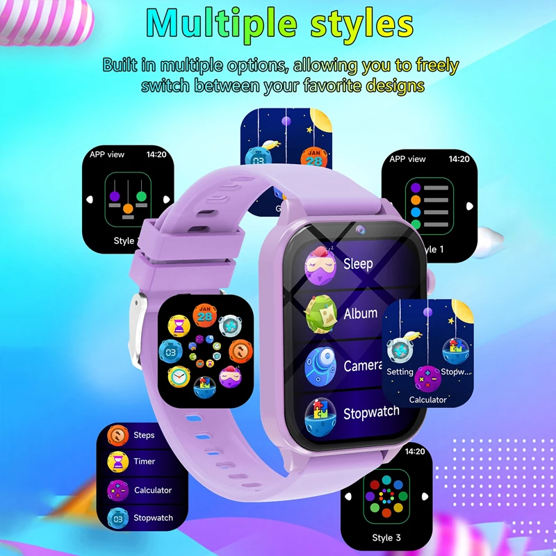 Reloj inteligente con linterna - Smartwatch Watches Gift For Girls reseña y precio