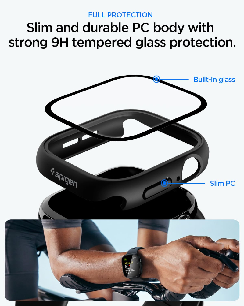 Vidrio templado + funda para A - Iwatch Smartwatch Series 7 reseña y precio