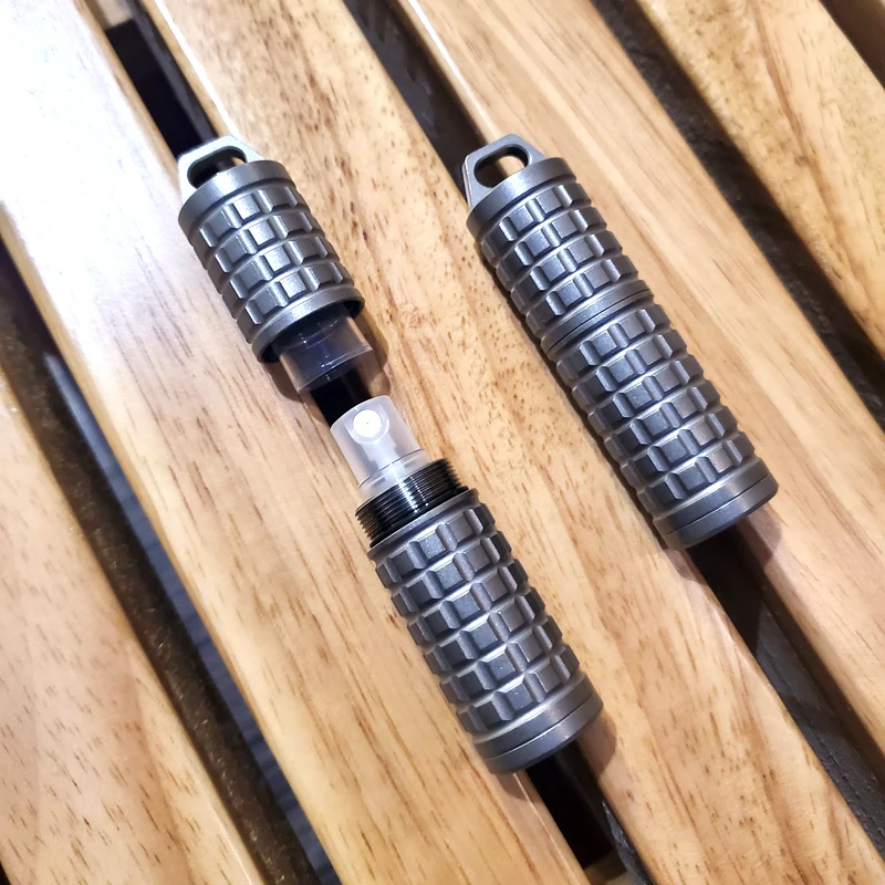 Cuchillo de Paracord de aleaci - Tritium Gas Tube reseña y precio
