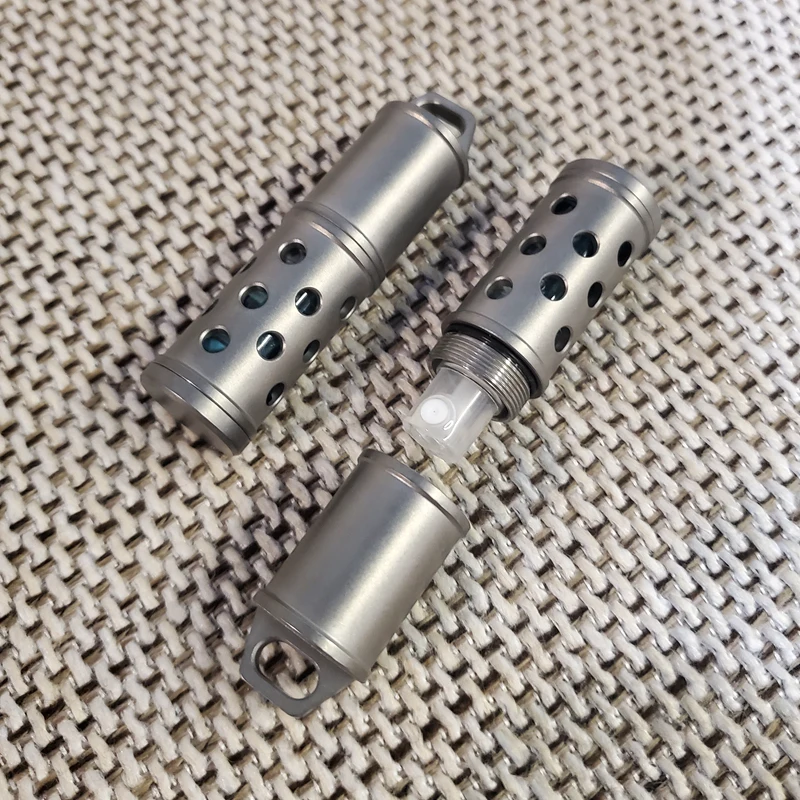 Cuchillo de Paracord de aleaci - Tritium Gas Tube reseña y precio