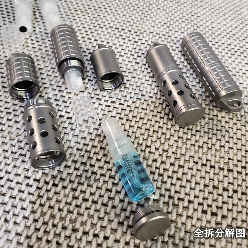Cuchillo de Paracord de aleaci - Tritium Gas Tube reseña y precio