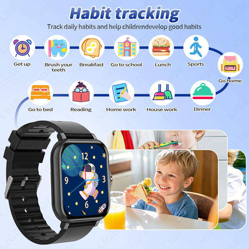 LIGE 2025 Audiolibro niños Sma - Smartwatch Digital Watches For Boys reseña y precio
