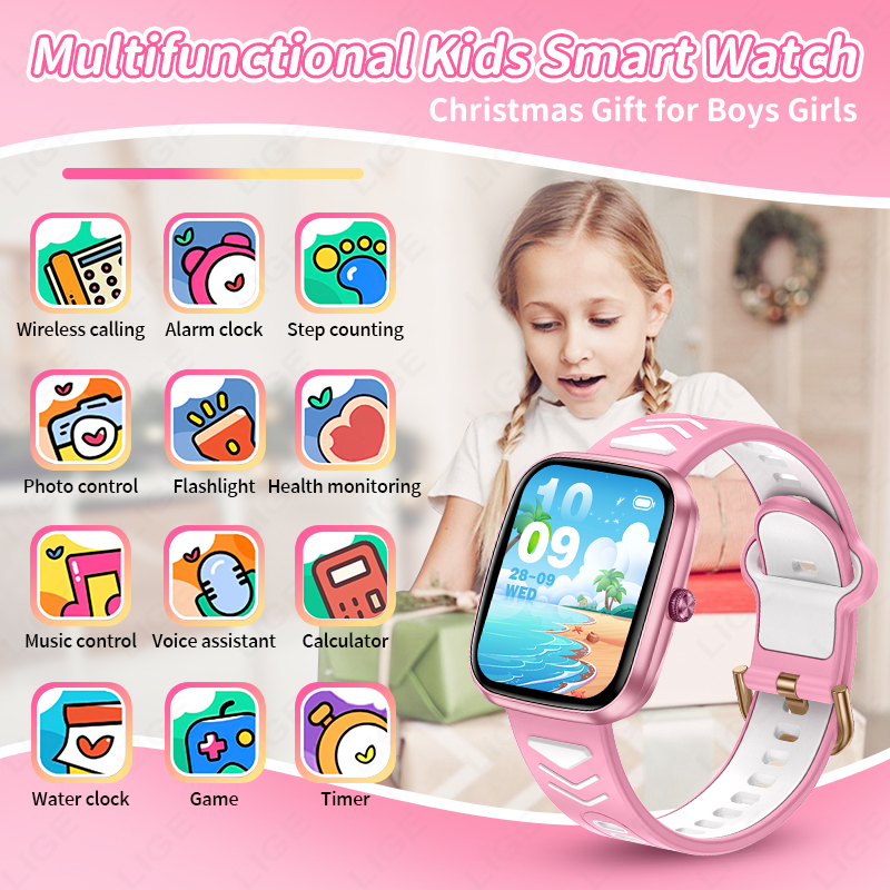 LIGE Nuevo Reloj Inteligente a - Smartwatch Digital Watches For Boys reseña y precio