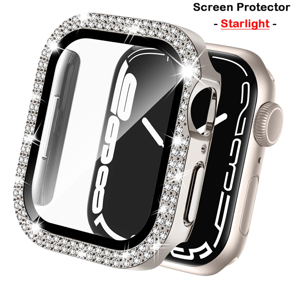 Cubierta de diamante para Appl - Iwatch Smartwatch Series 7 reseña y precio