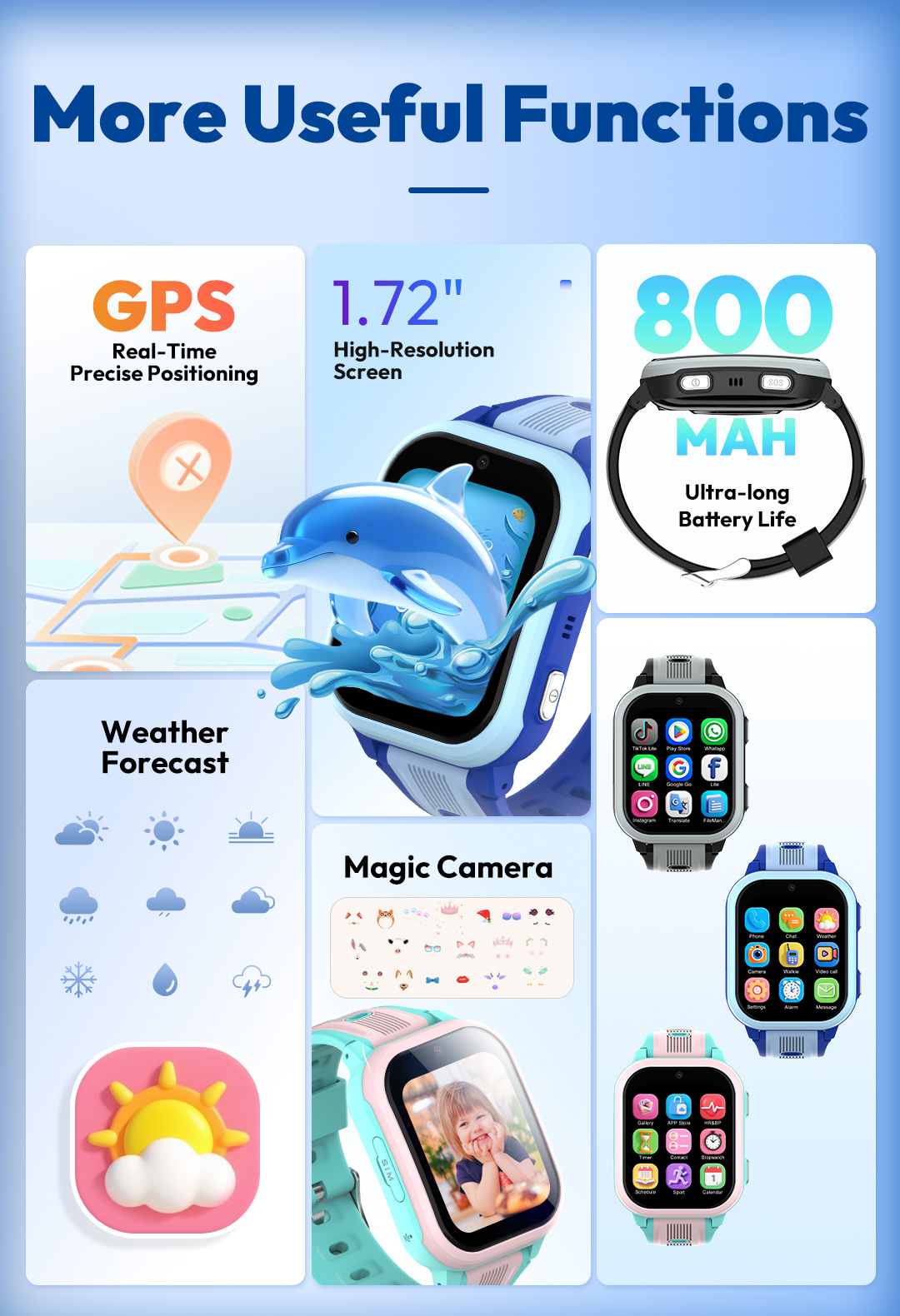 Reloj Inteligente KT41 - Reloj - Smartwatch Watches Gift For Girls reseña y precio