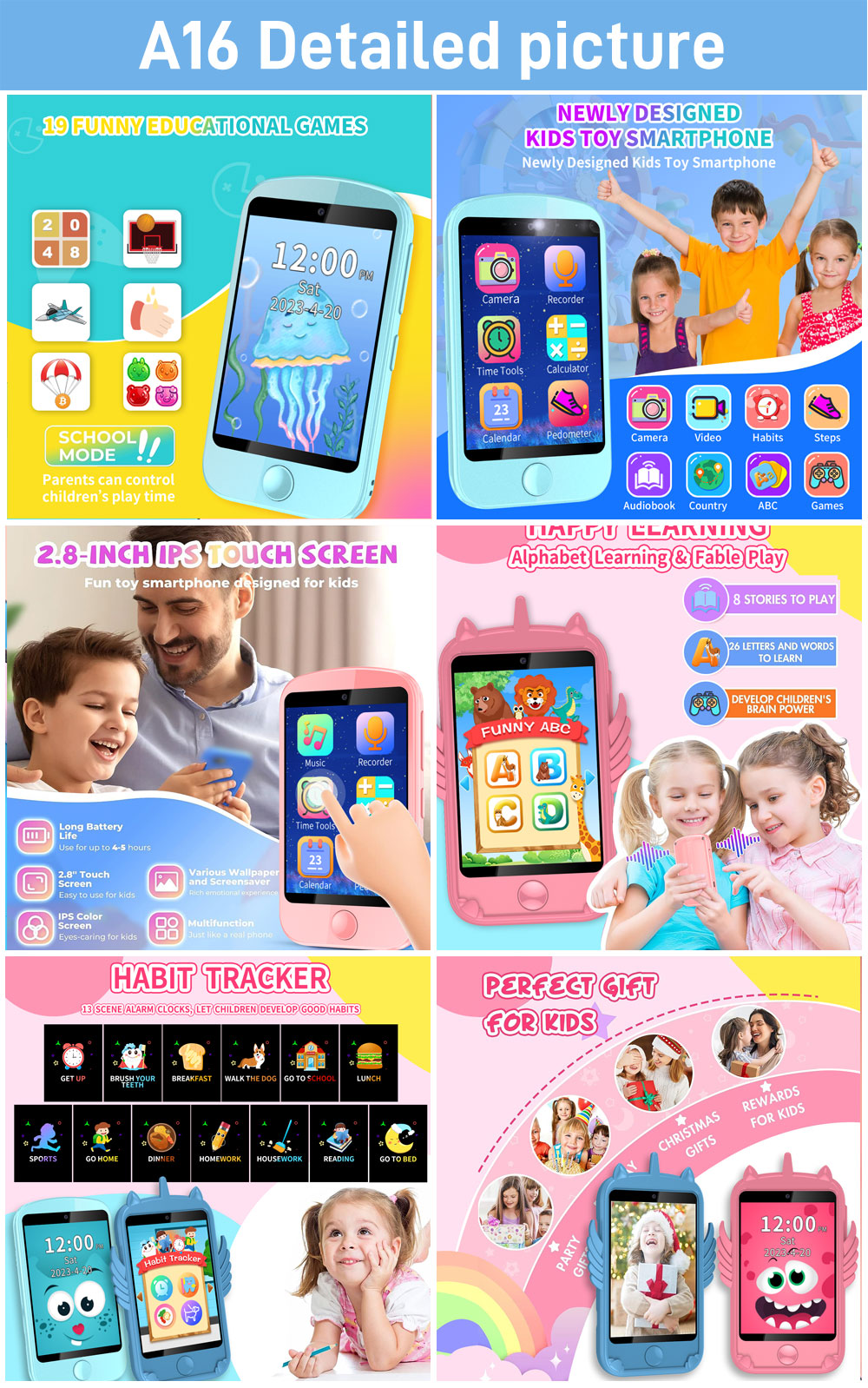 Reloj inteligente para niños 2 - Smartwatch Watches Gift For Girls reseña y precio