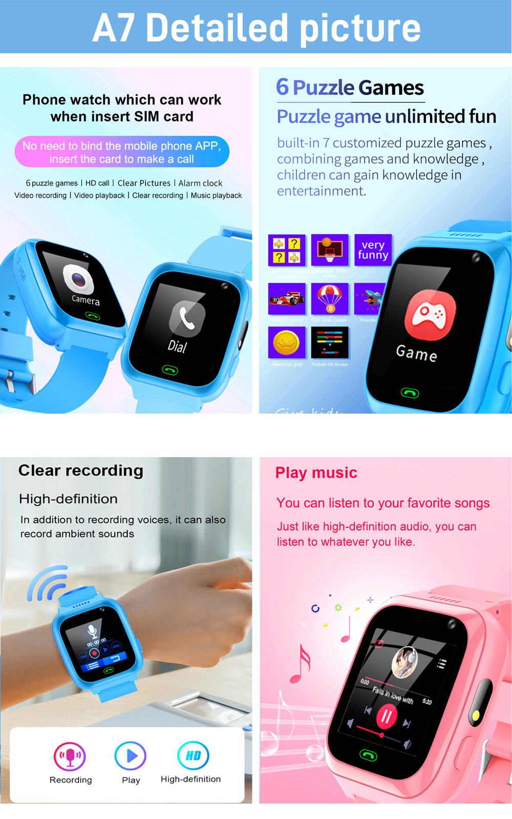 Reloj inteligente para niños 2 - Smartwatch Watches Gift For Girls reseña y precio