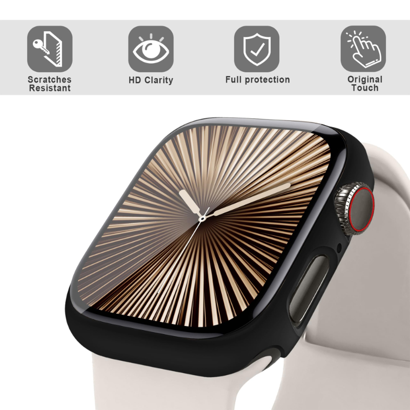 2 piezas de vidrio templado +  - Iwatch Smartwatch Series 7 reseña y precio