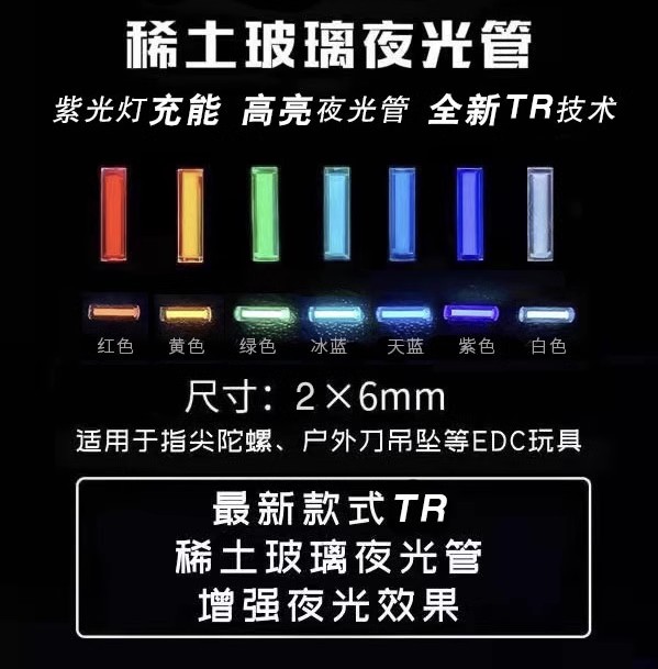 Paquete de 8 luces de emergenc - Tritium Gas Tube reseña y precio